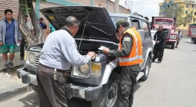Gobierno de Bolivia anuncia inspección vehicular obligatoria hasta 31 de diciembre