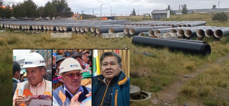 Ministerio Público denuncia a tres ex interventores de Epsas por tuberías en mal estado