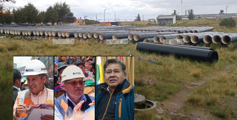 Ministerio Público denuncia a tres ex interventores de Epsas por tuberías en mal estado