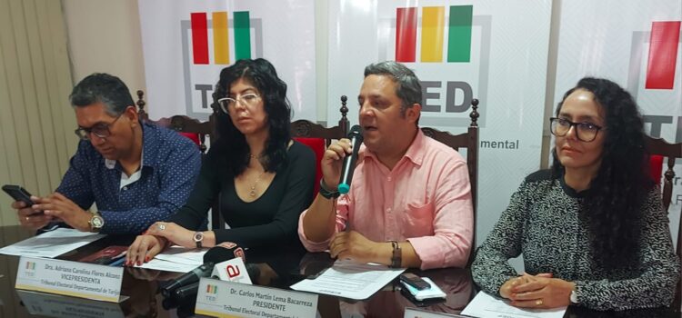 Vocales electorales en Bolivia revelan inscripción de 2110 candidatos para elecciones