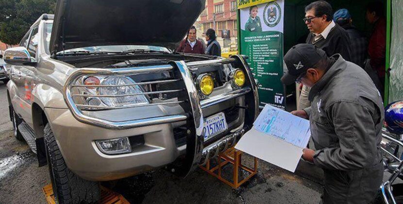 Inspección vehicular en La Paz reporta largas filas y demoras esta semana