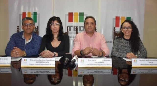 Directiva del TED de Tarija garantiza transparencia en elecciones subnacionales 2024