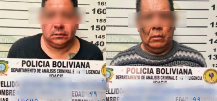 Policía de Cochabamba detiene a dos sospechosos de cinco atracos armados