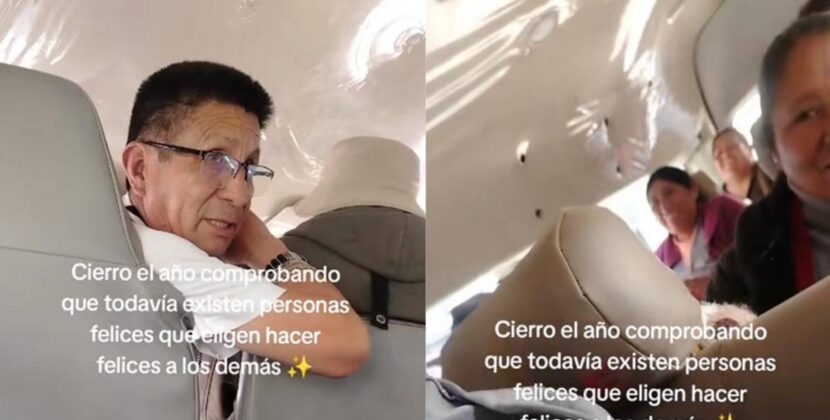 Chofer de minibús en La Paz impulsa dinámica para premiar a pasajeros por fin de año