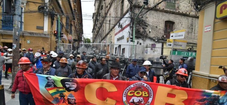 COB anuncia ampliado en Santa Cruz tras convocatoria al diálogo del Gobierno