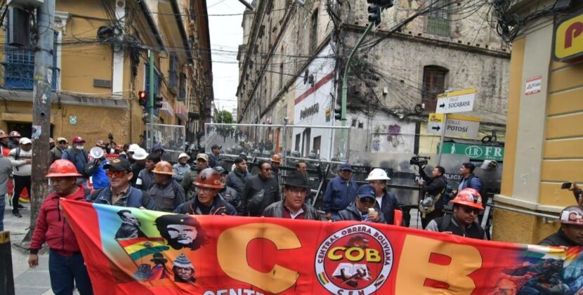 COB anuncia ampliado en Santa Cruz tras convocatoria al diálogo del Gobierno