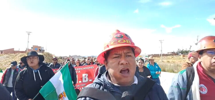 COB inicia marcha desde Calamarca y anuncia nueva ola de conflictos contra D.S. 5503