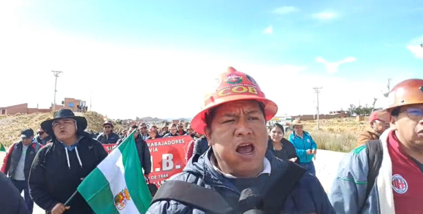 COB inicia marcha desde Calamarca y anuncia nueva ola de conflictos contra D.S. 5503