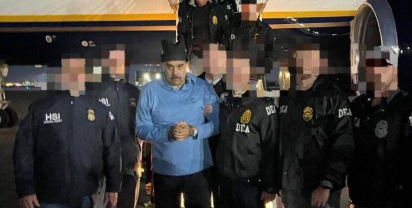 Agentes de la DEA trasladan a Nicolás Maduro en Nueva York y revelan frase en inglés