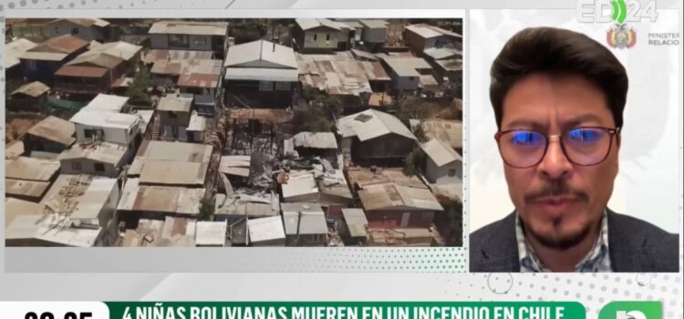 Cancillería gestiona repatriación de cuatro niñas bolivianas fallecidas en incendio en Chile