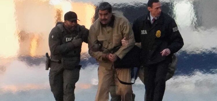 Nicolás Maduro llega al tribunal de Nueva York para comparecer ante juez federal