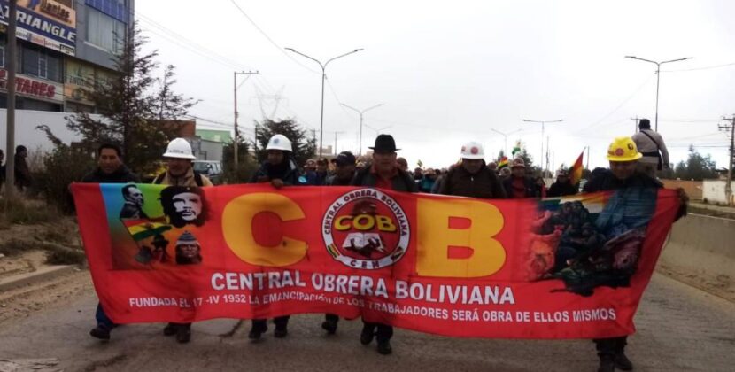COB reinicia marcha hacia La Paz antes del diálogo con el Gobierno