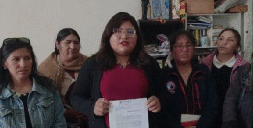 La Paz confirma renuncia de única candidata mujer a gobernación por acoso político