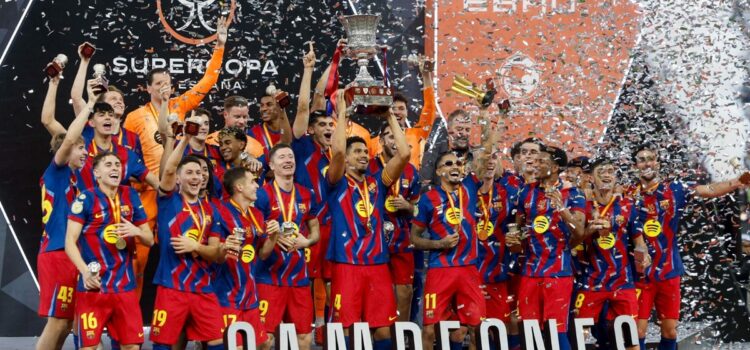 Barcelona amplía su ventaja histórica sobre Real Madrid en la Supercopa de España