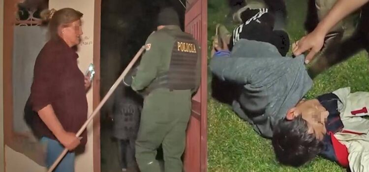 Vecinos de Santa Cruz capturan a ladrón y cómplices escapan tras robo en vivienda