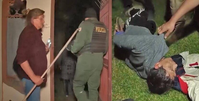 Vecinos de Santa Cruz capturan a ladrón y cómplices escapan tras robo en vivienda