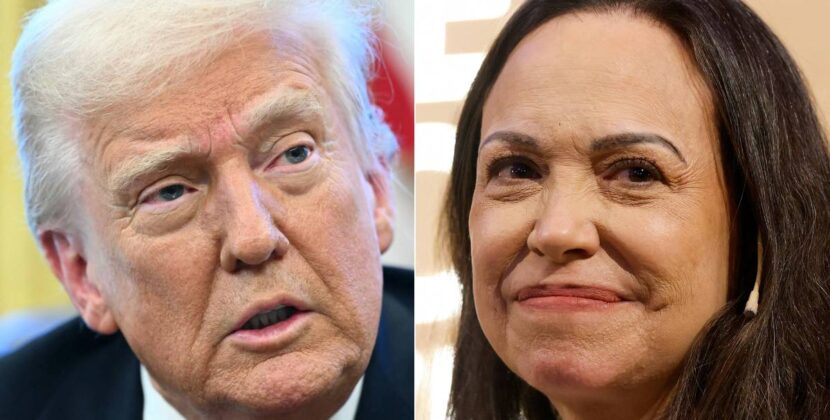 Donald Trump recibe a la líder opositora venezolana Machado en Washington y afianza diálogo con Caracas