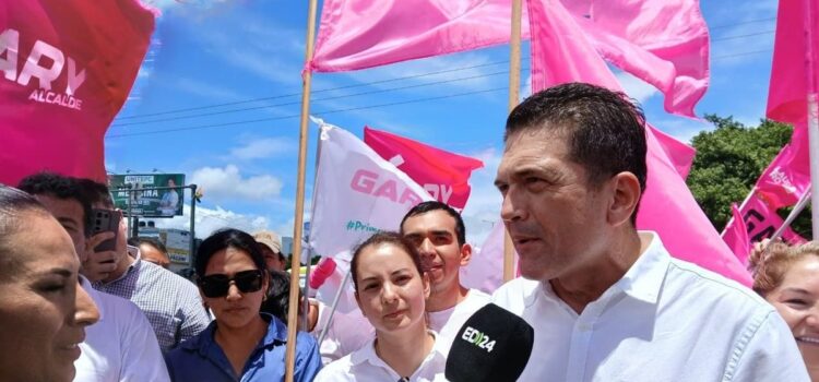 Primero Santa Cruz impulsa plan municipal en El Cristo con rotondazo liderado por Gary Añez