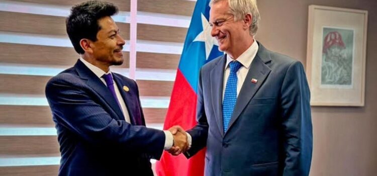 Aramayo cierra visita a Chile con reunión clave con presidente Kast y prepara viaje de Paz