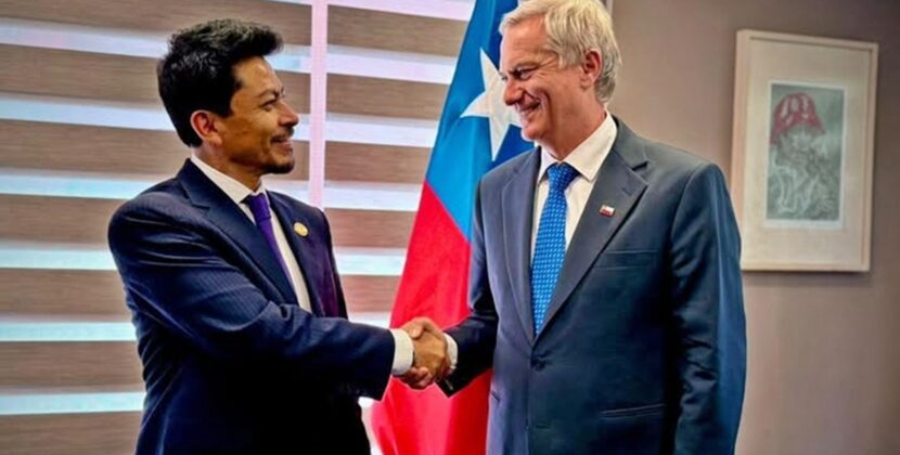 Aramayo cierra visita a Chile con reunión clave con presidente Kast y prepara viaje de Paz