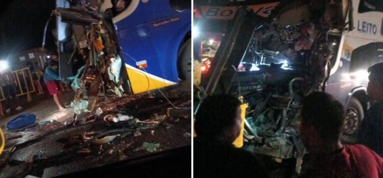 Choque entre flota y cisterna en carretera a Yacuiba deja dos muertos y cuatro heridos