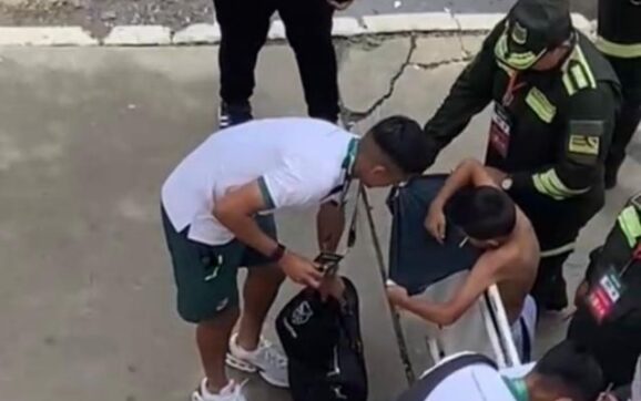 La Verde llega al estadio IV Centenario minutos antes del partido