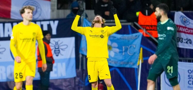 Bodo Glimt fulmina al Manchester City en dos minutos y logra su primera victoria europea