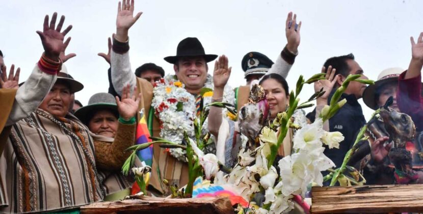 Lara advierte en Santa Cruz sobre desconocimiento de Paz en acto del 22 de enero