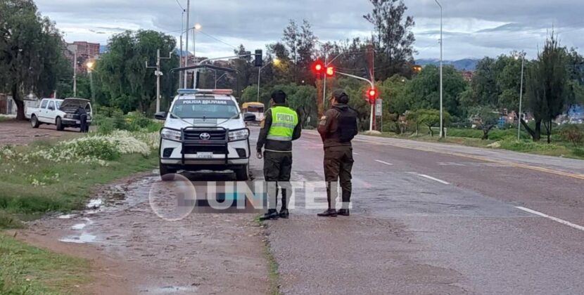 Policía de La Paz confirma hallazgo de hombre atropellado en vía pública