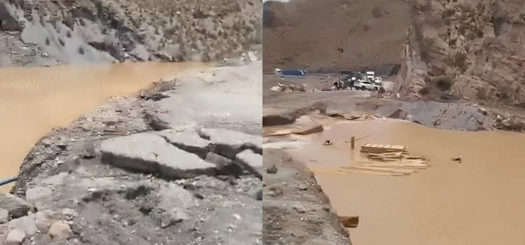 Carretera internacional Bolivia Chile cierra por daños tras intensas lluvias