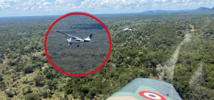 Paraguay detecta y persigue aeronave ilícita con matrícula boliviana en su espacio aéreo