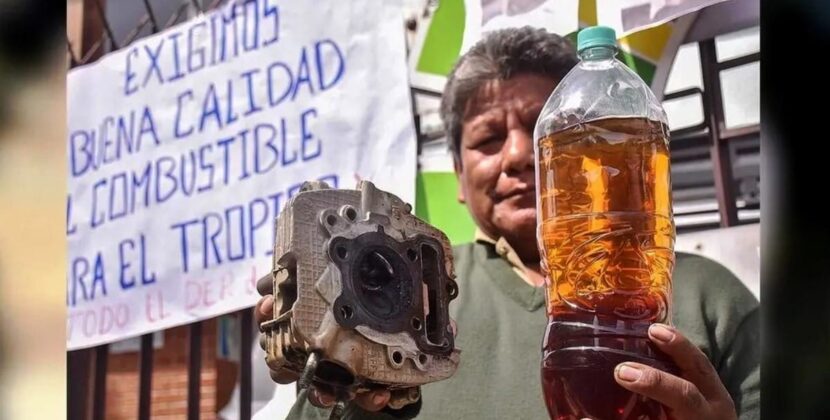 Gobierno de Bolivia confirma fallas en mezcla de etanol anhidro y gasolina