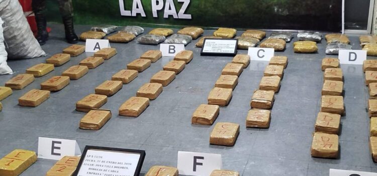 Policía de El Alto encuentra 101 paquetes de marihuana entre encomiendas de papa y ropa