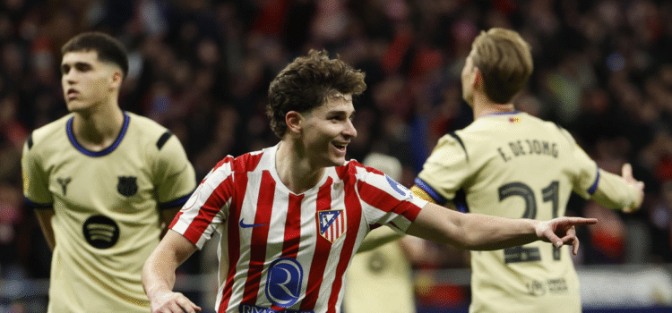 Atlético de Madrid aplasta al Barcelona en Copa del Rey y avanza a semifinales