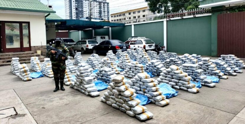 Policía de Cochabamba encuentra 1049 paquetes de marihuana en casa local