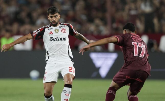 Lanús vence a Flamengo en la ida de la Recopa Sudamericana en Brasil