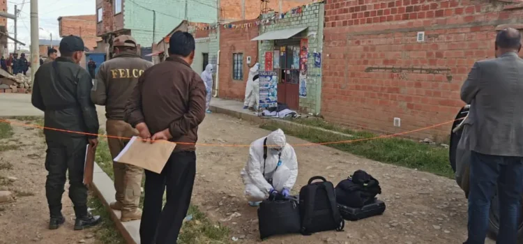 Autopsia confirma que repartidor de tarjetas murió desangrado por herida de bala en La Paz