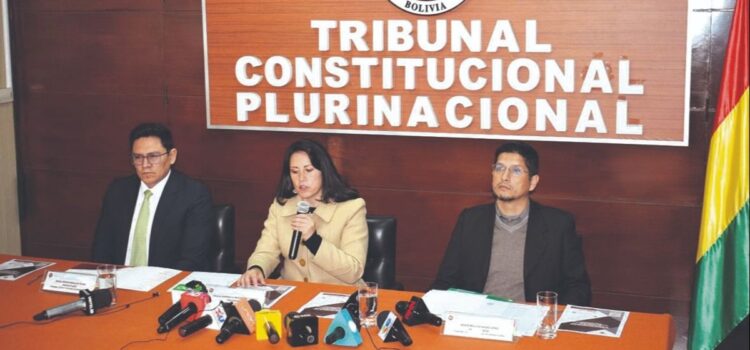 Tribunal Constitucional impulsa ley para resolver 18000 causas pendientes en Bolivia
