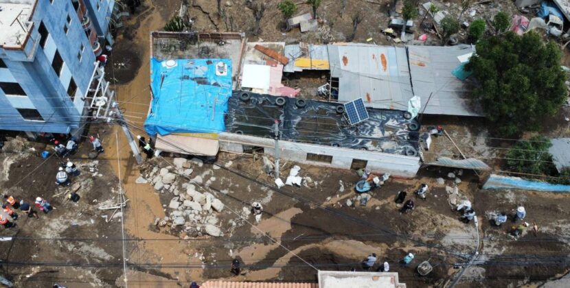Lluvias en sur de Perú causan 2 muertos 2 desaparecidos y daños materiales