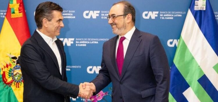 Presidente de la CAF llega a Bolivia este miércoles y anuncia proyectos clave