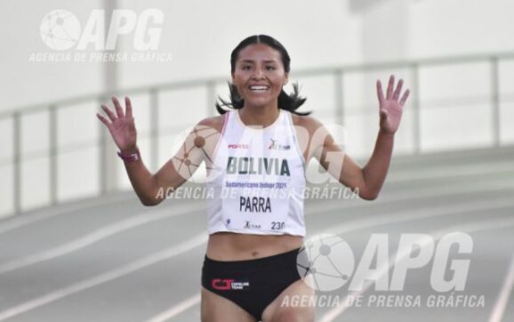 Parra gana oro y Ninavia establece récord en 1500 metros en Bolivia