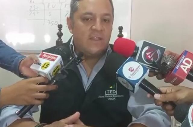 TED confirma impresión de papeletas sin candidato Mario Cossío en elecciones locales