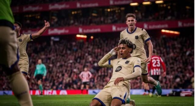 Lamine anota golazo de récord y impulsa triunfo en partido local