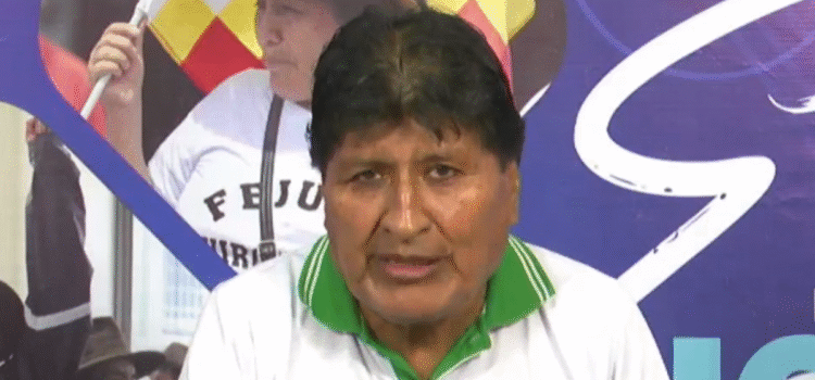 Evo cuestiona en Bolivia anuncio de coalición militar de Trump y advierte sobre paz