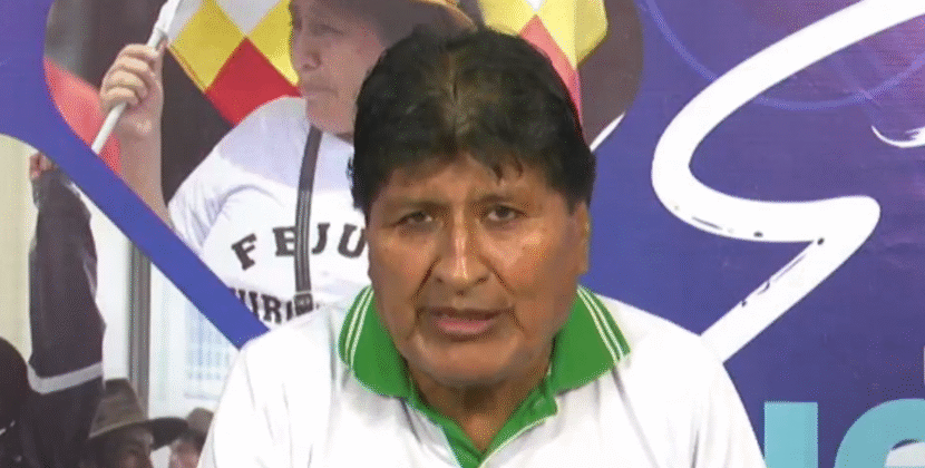 Evo cuestiona en Bolivia anuncio de coalición militar de Trump y advierte sobre paz