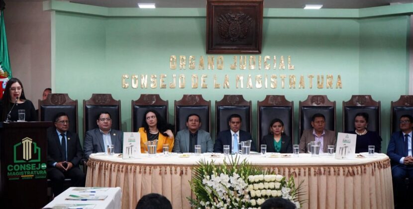 Fiscal General participa en rendición de cuentas del Consejo de la Magistratura en La Paz