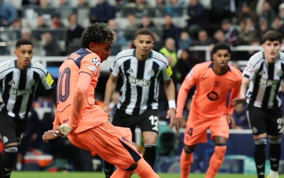 Barcelona rescata empate agónico ante Newcastle en partido de Champions League