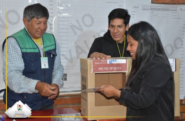 Tarija anuncia resultados parciales del 22M con baja participación electoral