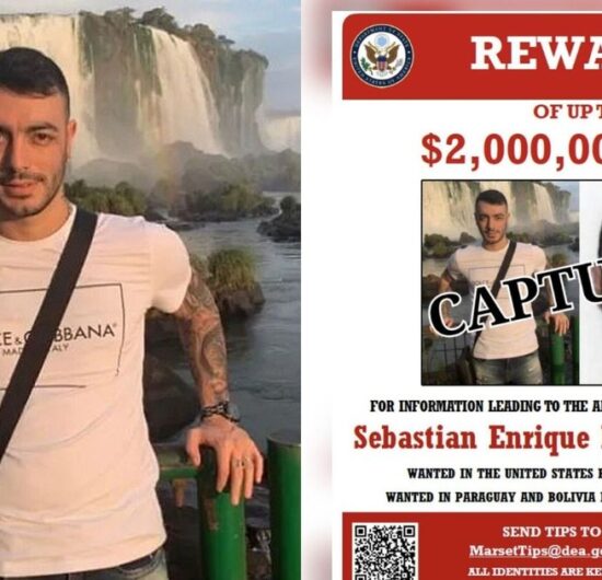 EE UU acusa formalmente a Sebastián Marset por narcotráfico y lavado de dinero