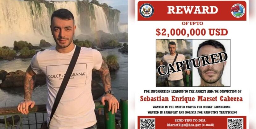 EE UU acusa formalmente a Sebastián Marset por narcotráfico y lavado de dinero